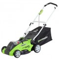 Greenworks (16") G-Max 40-Volt Lithium-Ion Cordless 2-In-1 Lawn Push Mower